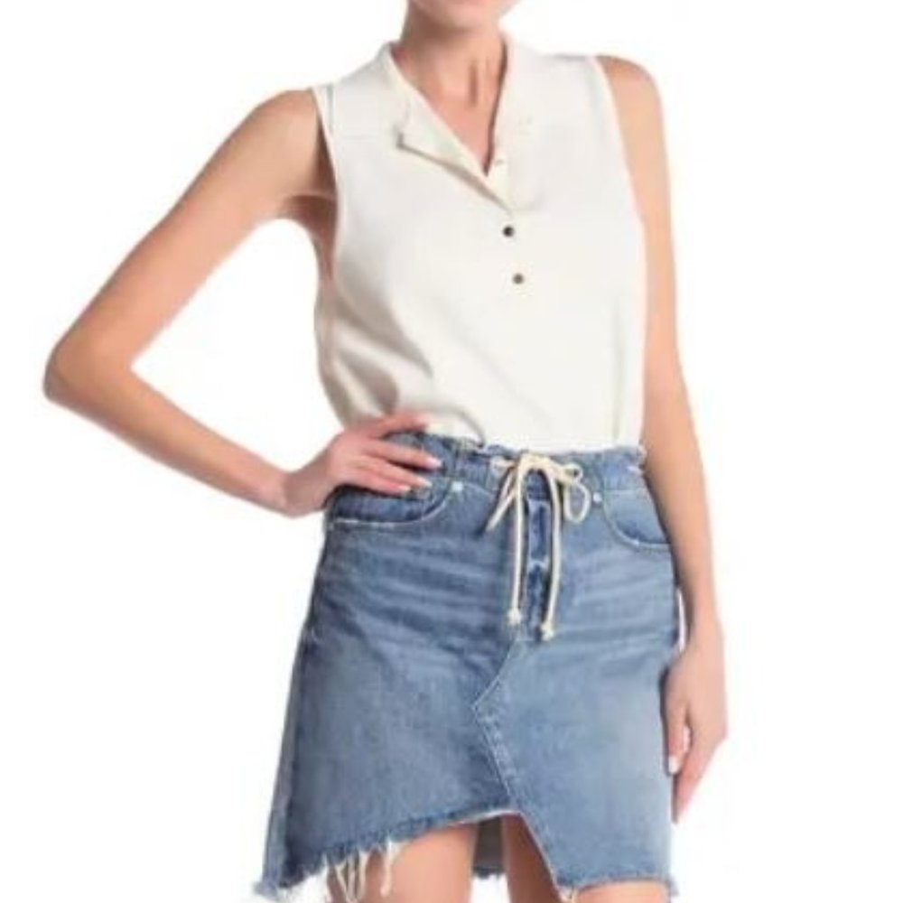 BLANKNYC Denim Asymmetrical Skirt Size 29 NWT